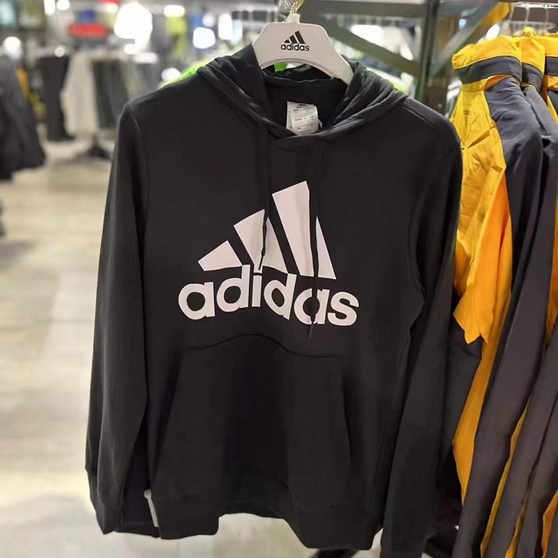 Adidas 阿迪达斯正品 男款运动休闲经典连帽套头卫衣帽衫 GK9540