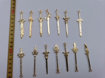 吃鸡.三国合金兵器玩具挂件