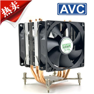 AVC4铜管CPU散热器1150双路X99 X79 2011 12代1700针静音CPU风扇