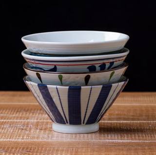 6英寸日式斗笠手绘家用大碗汤碗大号陶瓷碗牛肉面碗 商用陶瓷餐具