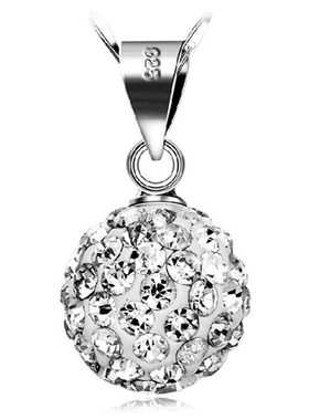 S925银吊坠女士时尚不褪色项坠