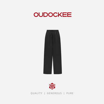 OUDOCKEE 鸥鸥【国风裤】显瘦高级舒适休闲裤 KBBE2508T