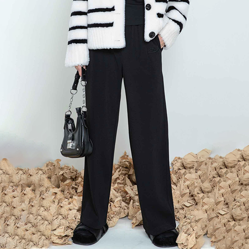 专柜599元松紧腰加绒休闲裤