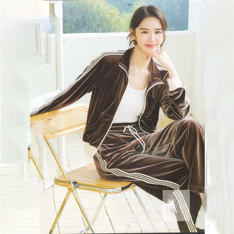 纳系列丝绒套装外套+裤