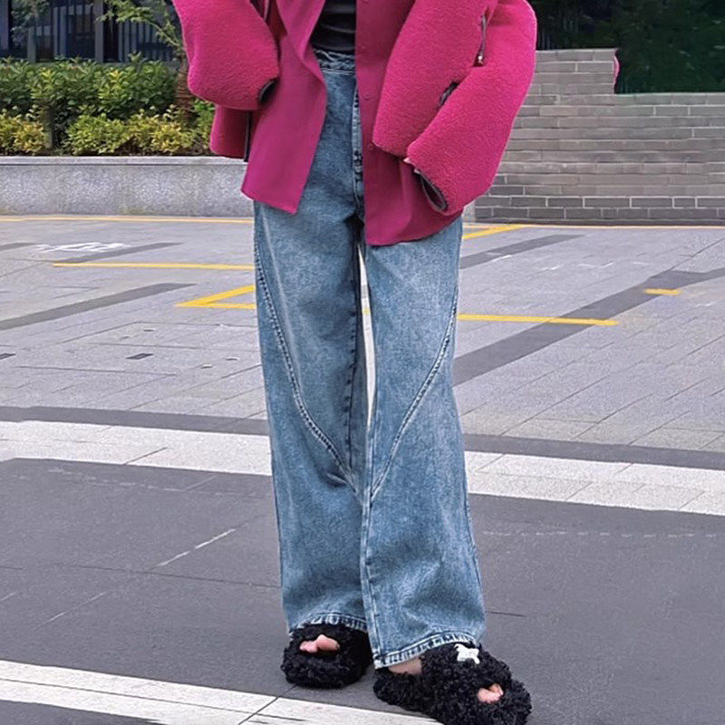 【然系列】新款女装折扣2025年冬季659元宽松设计感牛仔裤,女装/女士精品,牛仔裤,淘宝优惠券,粉丝福利购,淘宝优惠卷