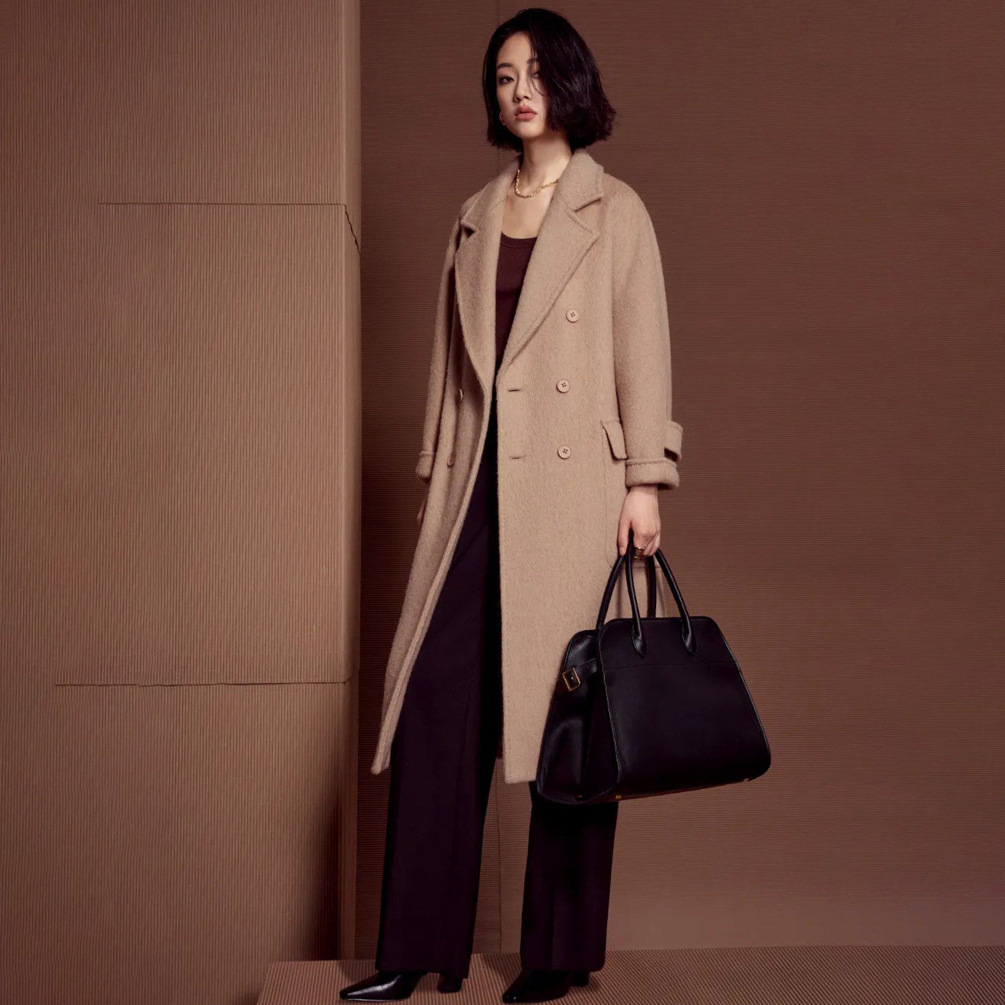 【米T系列】新款女装折扣2025年冬季2699元双面呢大衣,女装/女士精品,毛呢外套,淘宝优惠券,粉丝福利购,淘宝优惠卷