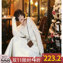 NANASTORE毛衣女2024春季新款针织衫短款V领上衣宽松冬加厚小个特