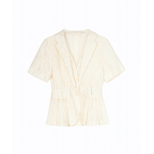 NANASTORE西装女2024春季新款春短外套休闲薄款上衣名媛风小众