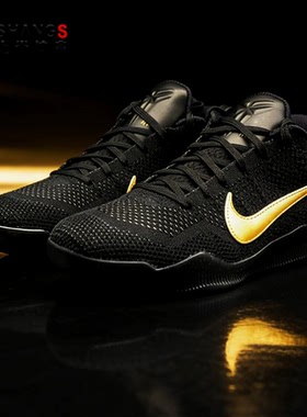 上尚专属 Nike Kobe 11 Elite 科比11 黑金曼巴篮球鞋 IM4260-001