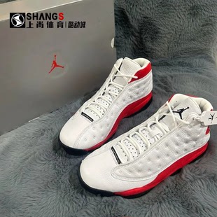 AJ13 芝加哥白红 上尚体育 414571 Jordan 中帮篮球鞋 102 Air