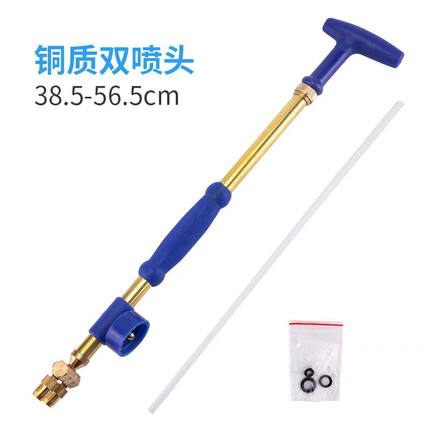 纯铜喷头往复式单双头喷头浇花喷水喷肥料便携气压喷雾器可乐喷头
