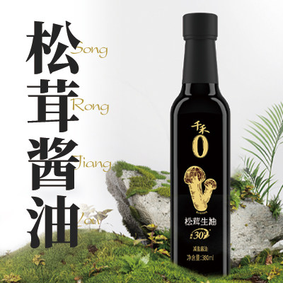 千禾松茸生抽酱油380ml