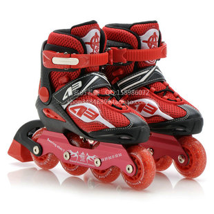 包邮雄风A3 成年男女溜冰鞋 儿童直排轮滑鞋旱冰鞋 适合初学 可调