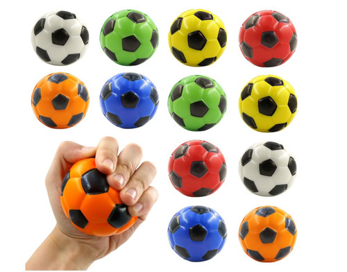 10厘米足球海绵球玩具球PU实心小皮球弹力球儿童玩具球礼品球奖品