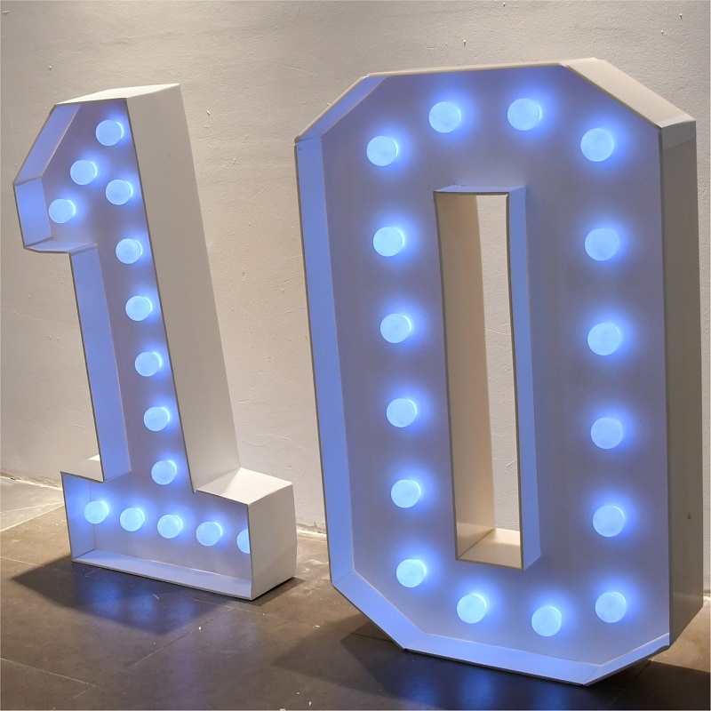 数字灯发光字母灯求婚灯新年装饰