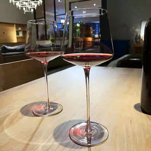 水晶葡萄酒红酒杯微瑕 家用套装 高档创意个性 高脚杯2个一对ins欧式