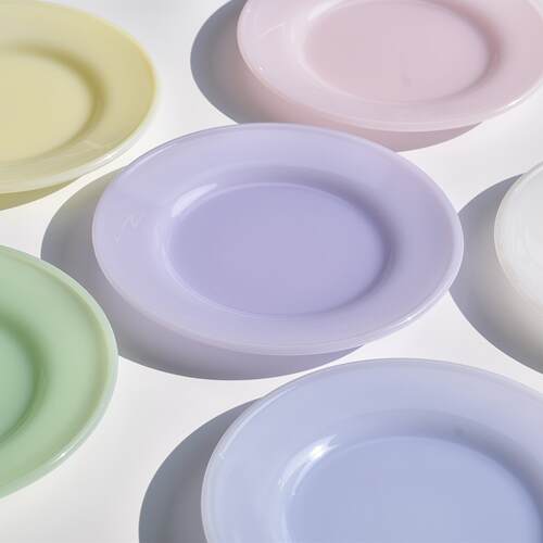 餐盘玻璃多巴胺系列甜品碟子韩式