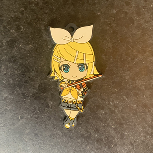 正版散货初音末来动漫初音巡音v家miku周边kaito镜音铃橡胶挂件