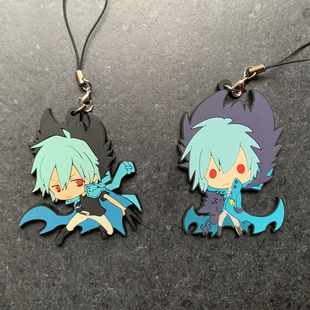 日单散货 SERVAMP吸血鬼仆人 小黑 千驮谷铁 橡胶挂件