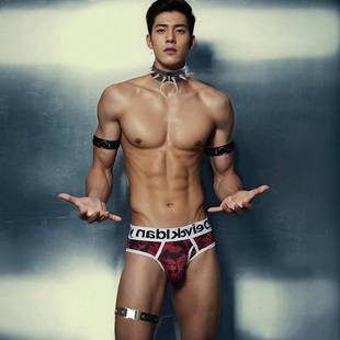 思慕小狼狗项圈颈链choker项链夸张铆钉圆环舞台演出臂环腿环情侣