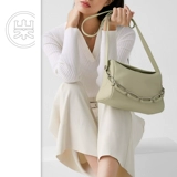 Sansui, кожаная оригинальная дизайнерская цепь на одно плечо, ремешок для сумки, сумка через плечо, коллекция 2023, воловья кожа, легкий роскошный стиль