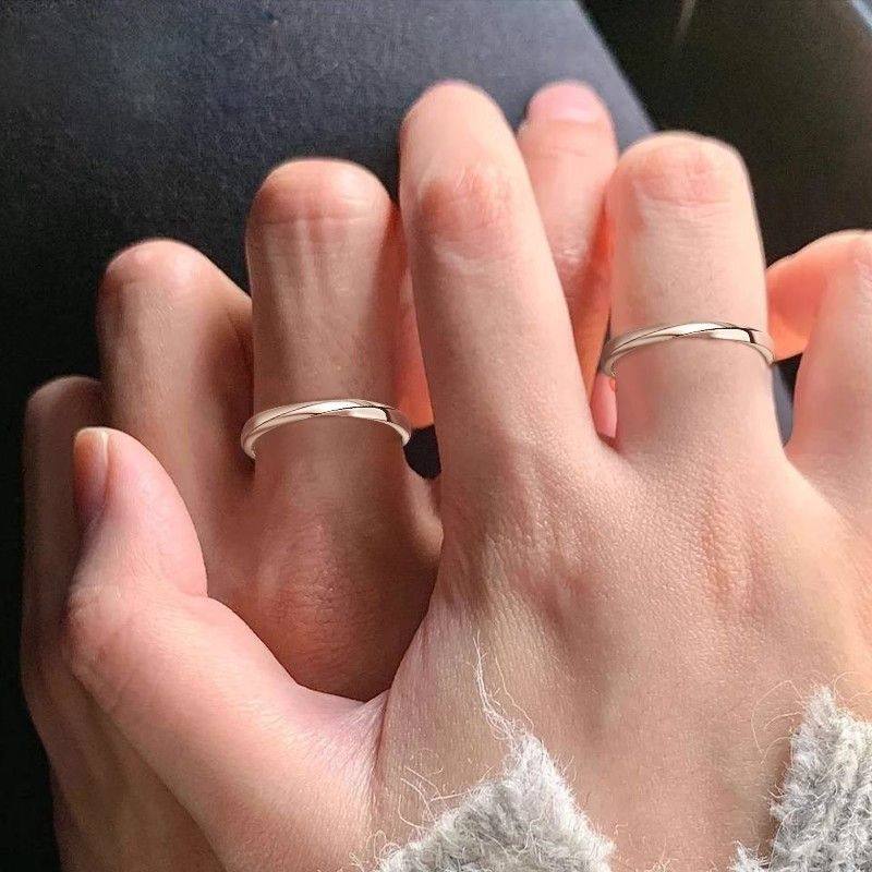 s999纯银莫比乌斯情侣对戒刻字定制素圈戒指男女款生日情人节礼物,饰品/流行首饰/时尚饰品新,银饰戒指,淘宝优惠券,粉丝福利购,淘宝优惠卷