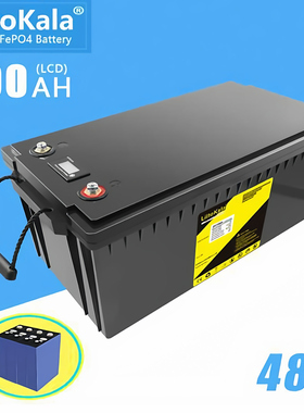 LiitoKala 16S 48V 100Ah LiFePo4电池 用于房车户外露营储能电池