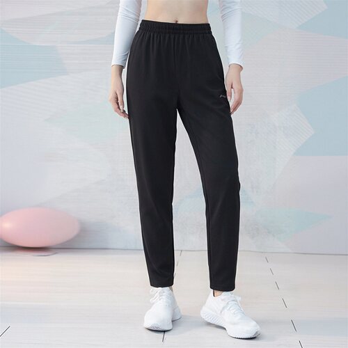 李宁直筒女子冰感舒适卫裤