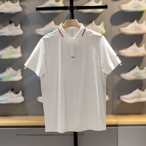 李宁短袖POLO衫速干吸湿
