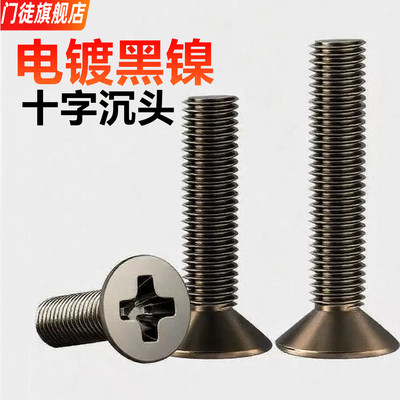 黑镍深圳碳钢十字沉头机丝