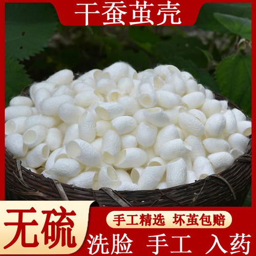 天然开口烘干蚕茧壳入药泡茶手工洗脸指套蚕丝皂原料手工彩绘展示