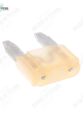 0297025.WXT[电路保护FUSE AUTO 25A 32VDC BLADE MINI]