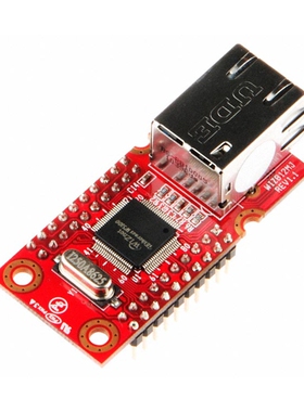 接口芯片WIZ812MJ[CNTRLR ETHERNET 10/100 BASE-T/TX]