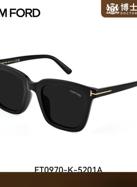 TOM FORD汤姆福特墨镜女TF方形大框高级感太阳镜男士潮流FT0970