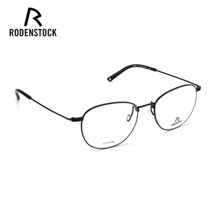 罗敦司得眼镜框休闲方形全框眼镜架男可配蔡司近视镜片R2617