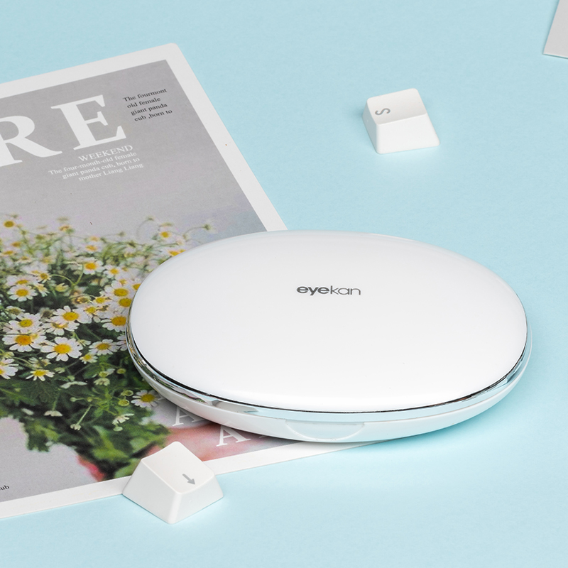 eyekan磁吸感应隐形近视眼镜盒伴侣盒简约时尚收纳便携镜盒美瞳盒