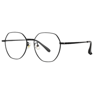 德国近视眼镜女网上配镜框定制可配近视散光超轻钛架圆框架男