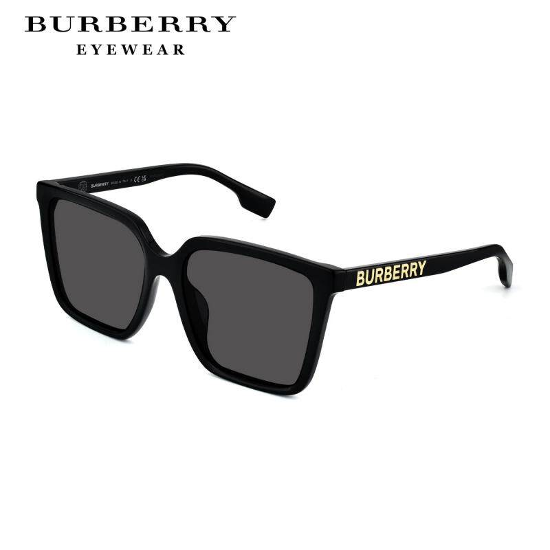 Burberry博柏利墨镜经典方框男款时尚女士巴宝莉太阳眼镜0BE4411D