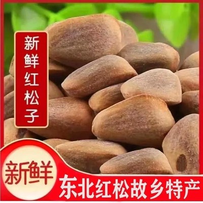 东北小兴安岭野生2024年新货生松子生开口一斤包邮
