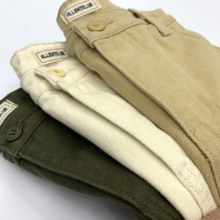 厚实贴布耐磨宽松直筒九长裤 男全棉户外休闲裤 裤 硬汉重磅帆布工装