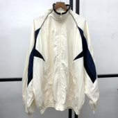 宽松学院风均码 Vintage 复古运动休闲夹克男青年蝙蝠袖 情侣外套女