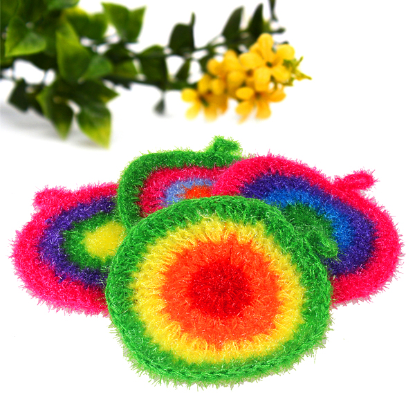 韩国进口厨房不沾油洗碗布家务清洁洗碗巾 多功能百洁布加厚抹布