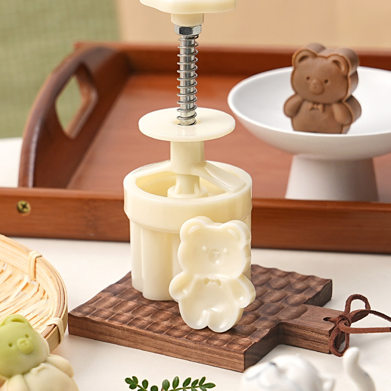 卡通绿豆糕模具50g做月饼糕点心新款辅食山药糕手压磨具,厨房/烹饪用具,烘焙模具,淘宝优惠券,粉丝福利购,淘宝优惠卷