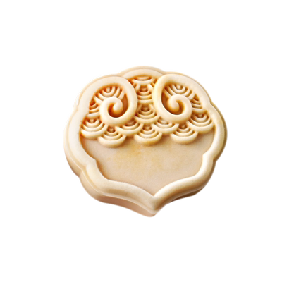 新款国潮风月饼模具山水蝴蝶手压