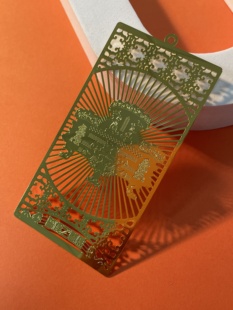 汉祈省博曾侯乙尊盘精美纯铜书签送领导老师朋友湖北礼物武汉礼物