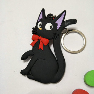魔女宅急便钥匙扣魔女琪琪钥匙圈黑猫吉吉挂件广告促销创意礼品