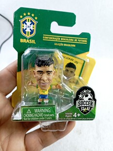 内马尔足球明星公仔NEYMAR JR巴西原盒包装Soccerstarz阿尔维斯
