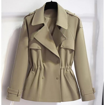 短款风衣外套女2024新款爆款春秋款气质小个子女士早春收腰