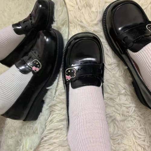 圆头学院风JK制服皮鞋现货