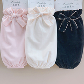 蝴蝶结长款 羽绒服护袖 袖 新款 套女冬韩版 百搭学生套袖 成人洋气袖 头